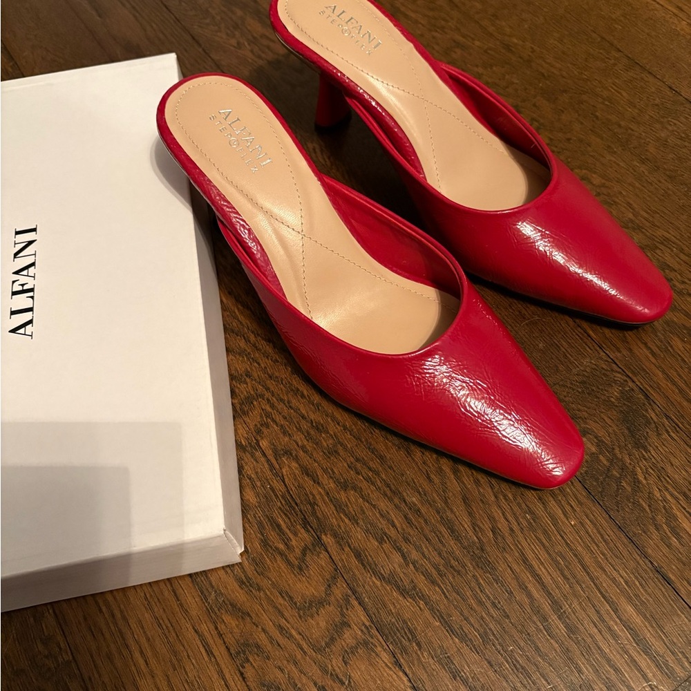 Alfani Bold Red Women's Mules